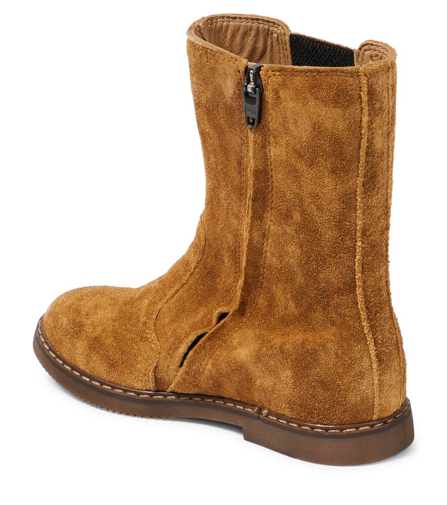 Pom D'api City Mid Jod Suede Boots In Brown