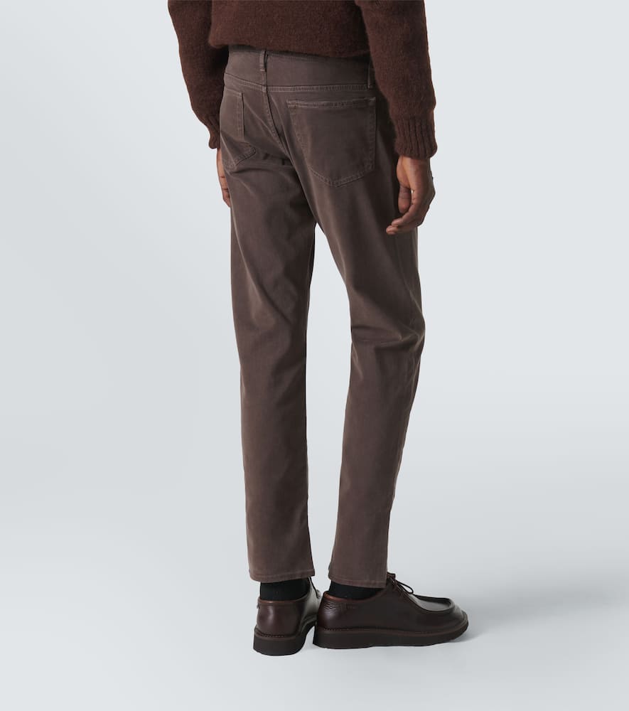 斜纹布中腰修身裤装