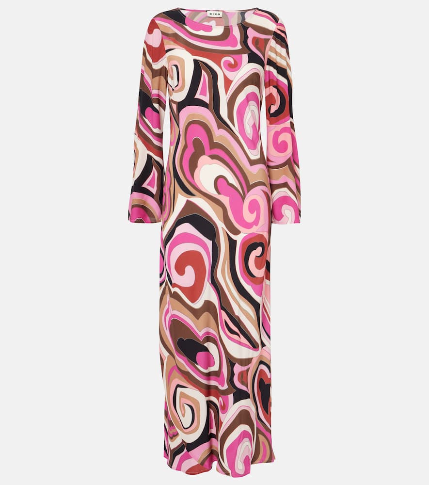 Alondra printed maxi dress