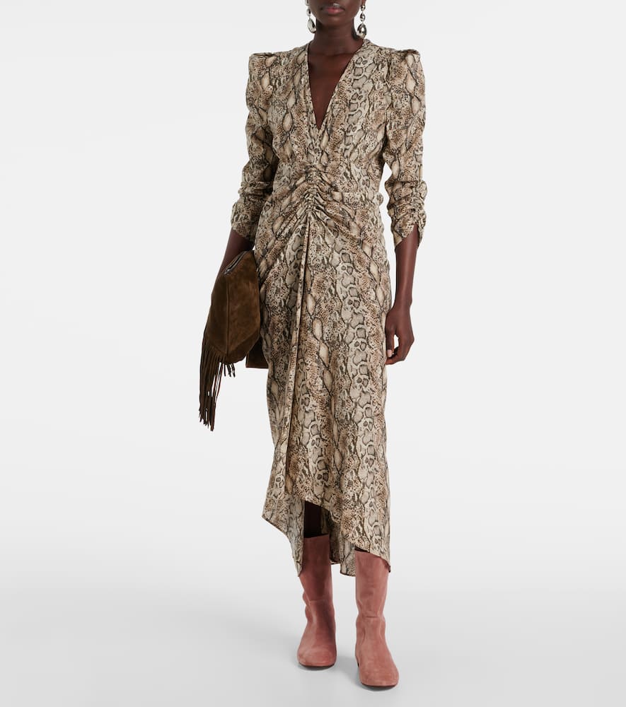 Isabel Marant Stefa Suede Boots In Pink