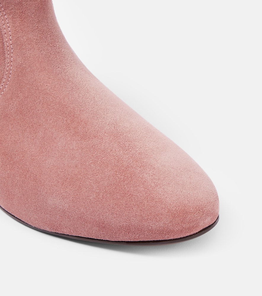 Isabel Marant Stefa Suede Boots In Pink
