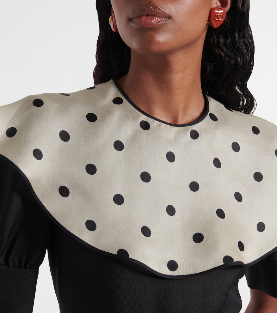  Valentino Valentino Polka Dot Silk Minidress 