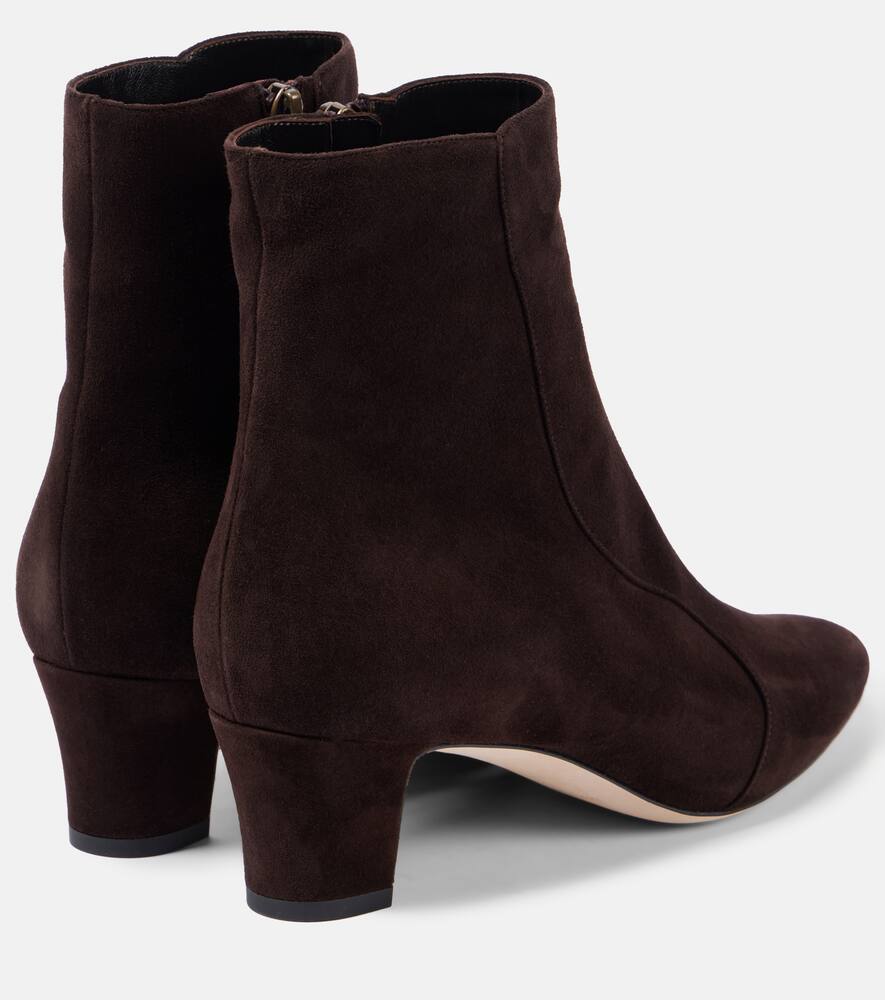 Manolo Blahnik 50mm Myconia Boots In Brown