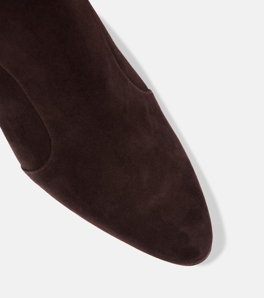 Manolo Blahnik 50mm Myconia Boots In Brown