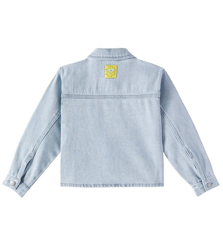 Stella Mccartney X Spongebob Jacke Aus Denim In Blau