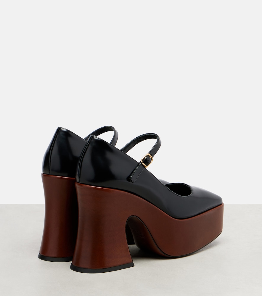  Chloe Chloã© Janis Patent Leather Mary Jane Pumps 