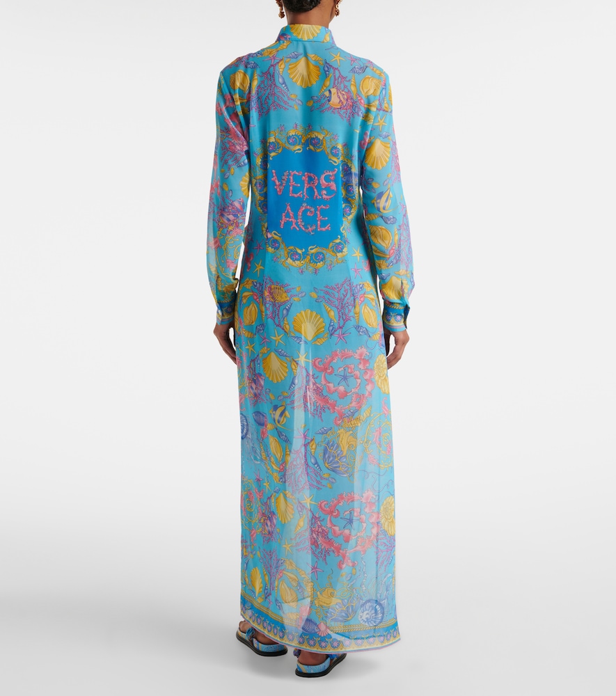  Versace Versace Bedrucktes Hemdblusenkleid 