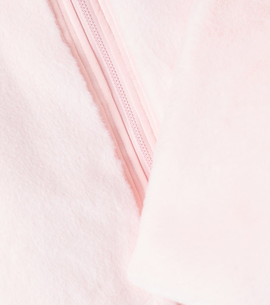 Molo Zip-front Fleece Jacket In Pink