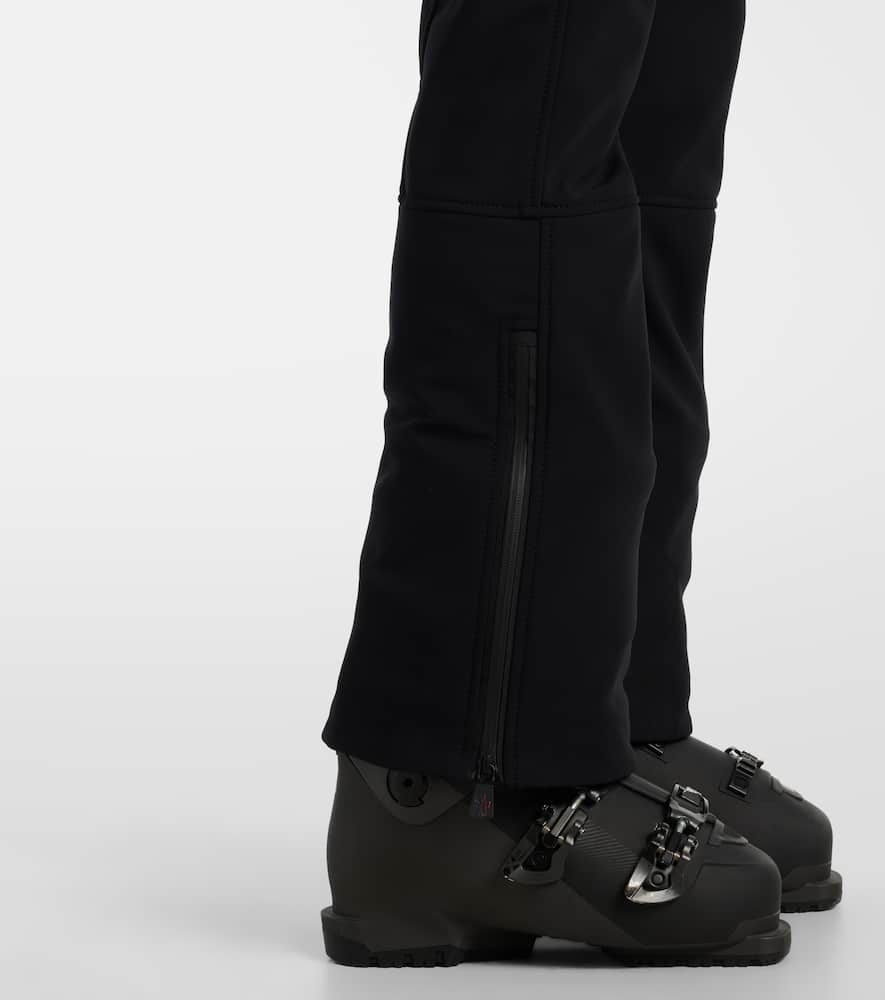 Moncler Belted Down Ski Suit In Black
