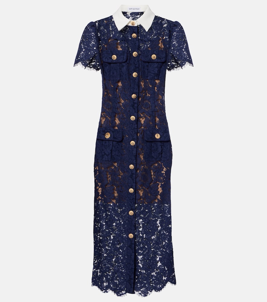 Lace midi dress