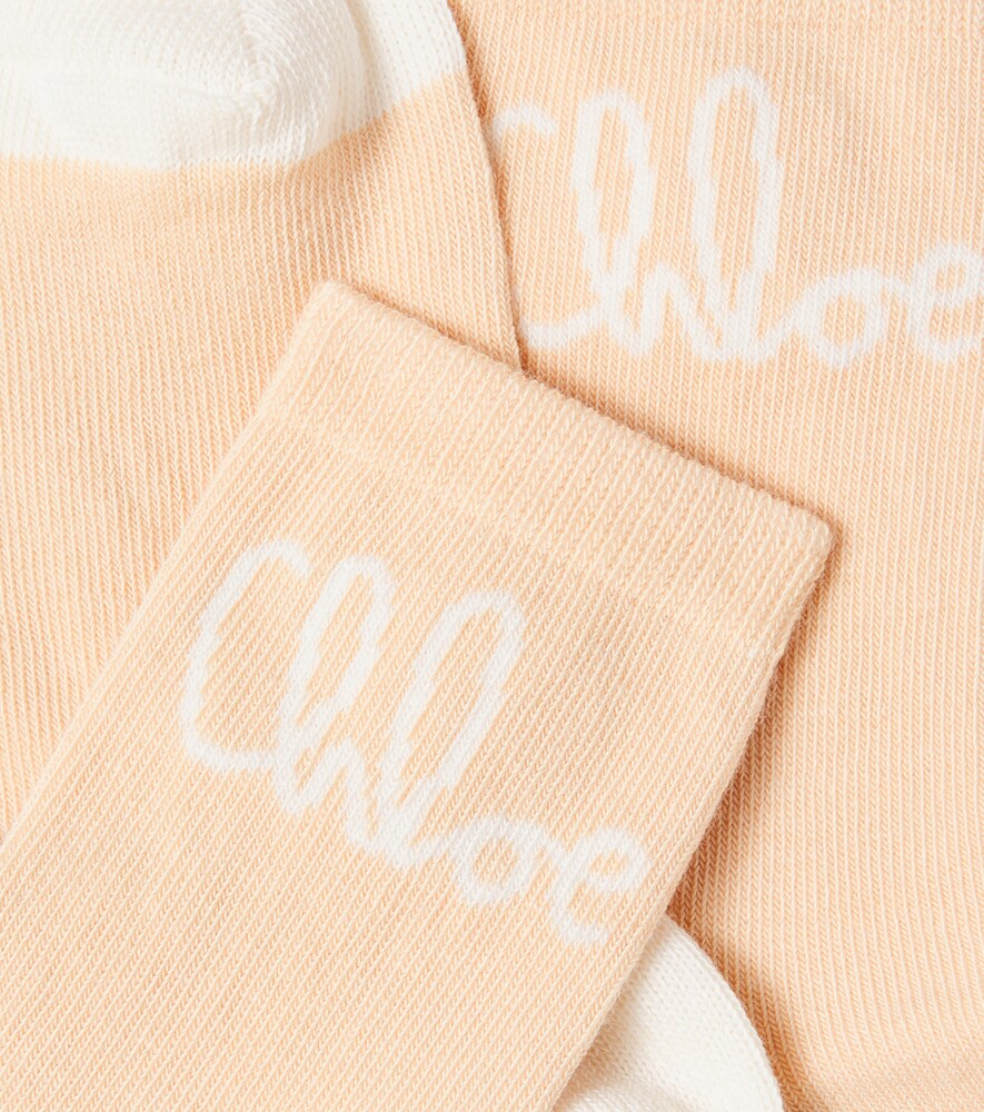  Chloe Kids Chloé Kids Socken Aus Einem Baumwollgemisch 