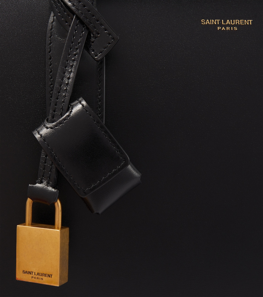  Saint Laurent Saint Laurent Leather Briefcase 