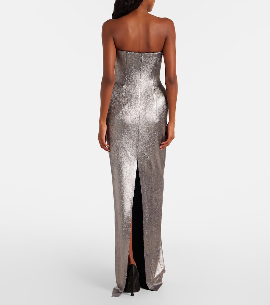 Magda Butrym Bustier Gown In Gray