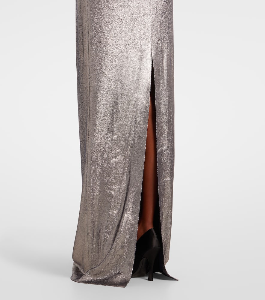 Magda Butrym Bustier Gown In Gray