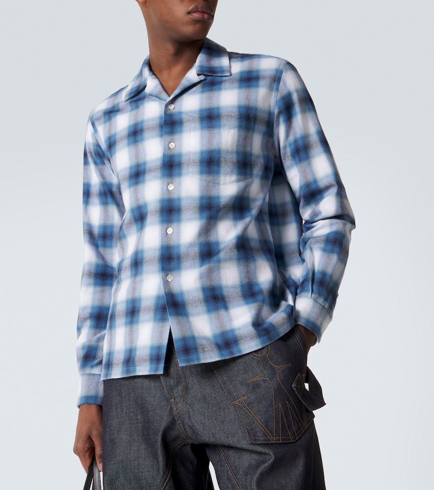  Jw Anderson Jw Anderson Hemd Aus Baumwollflanell 