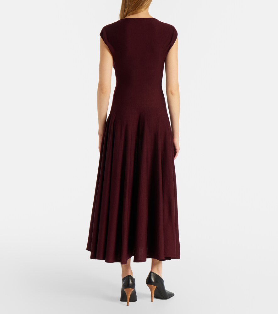  Alaia Alaïa Midikleid Aus Schurwolle 