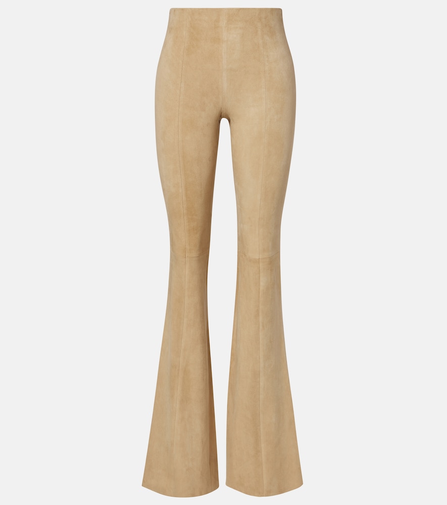 Stouls Gege suede flared pants