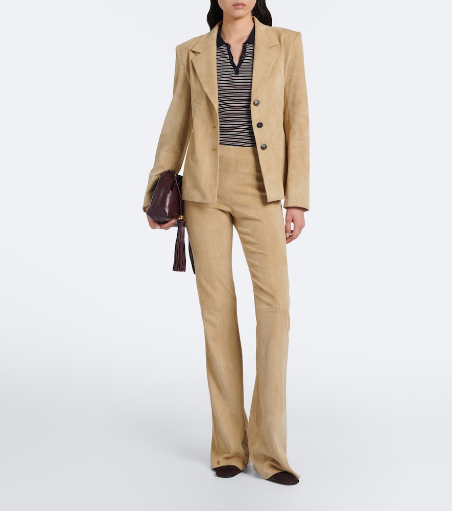 Stouls Gege suede flared pants