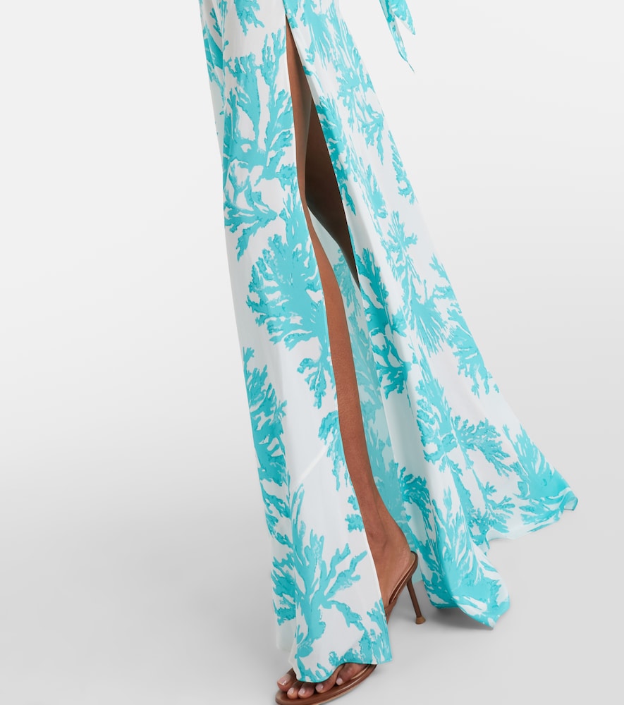  Alexandra Miro Alexandra Miro Bedruckte One-shoulder-robe Odetta 