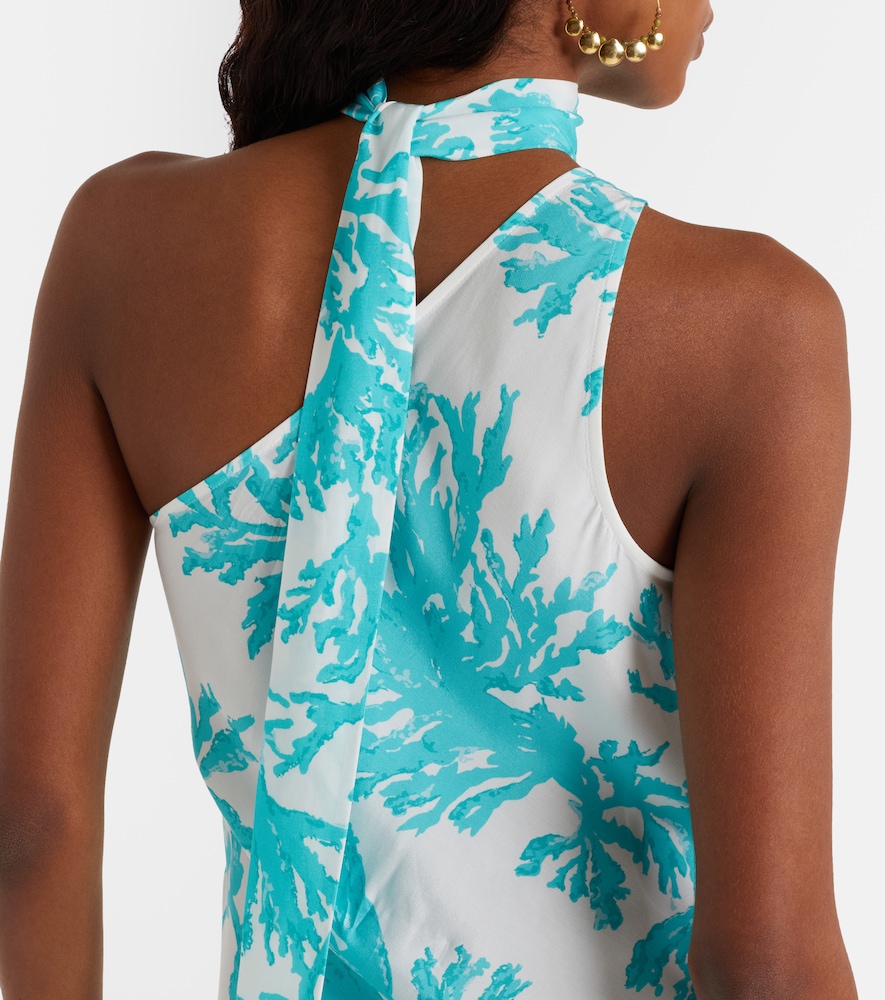  Alexandra Miro Alexandra Miro Bedruckte One-shoulder-robe Odetta 