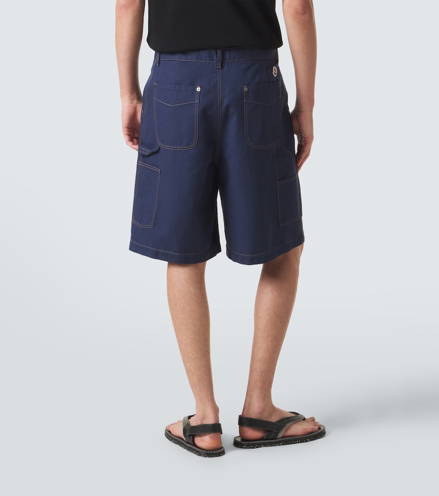 Moncler Moncler Shorts Aus Gabardine 
