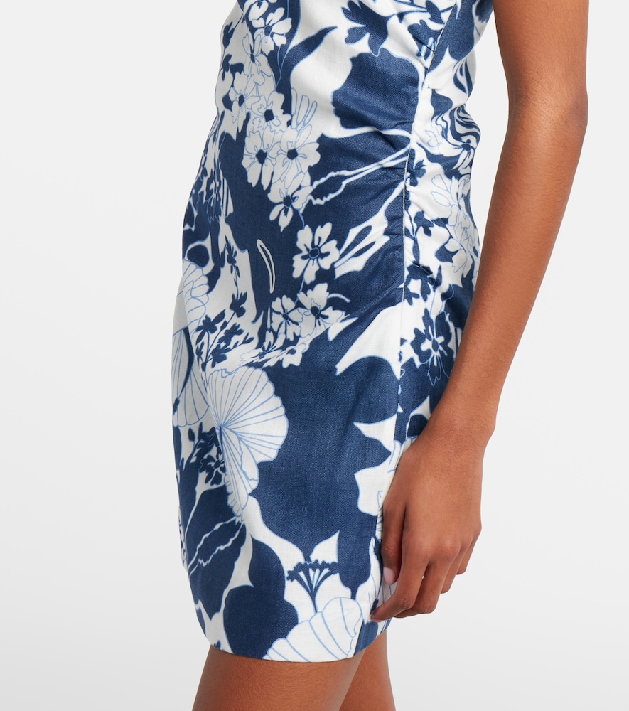  Sir Sir Paradiso Floral Linen Minidress 