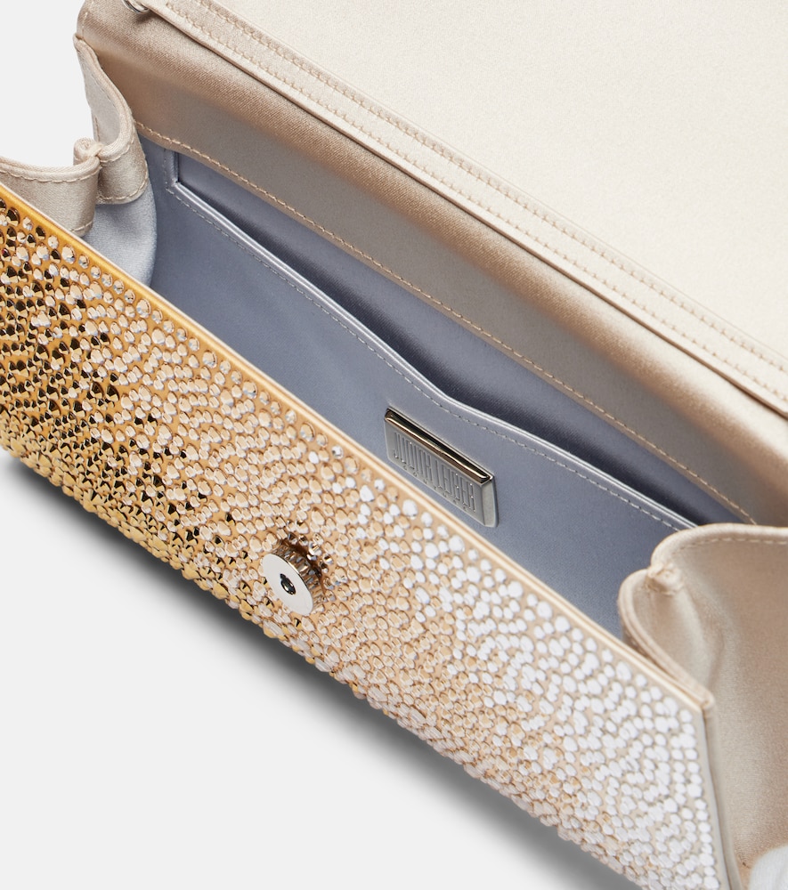  Judith Leiber Couture Judith Leiber Couture Gradient Perry Crystal-embellished Clutch 