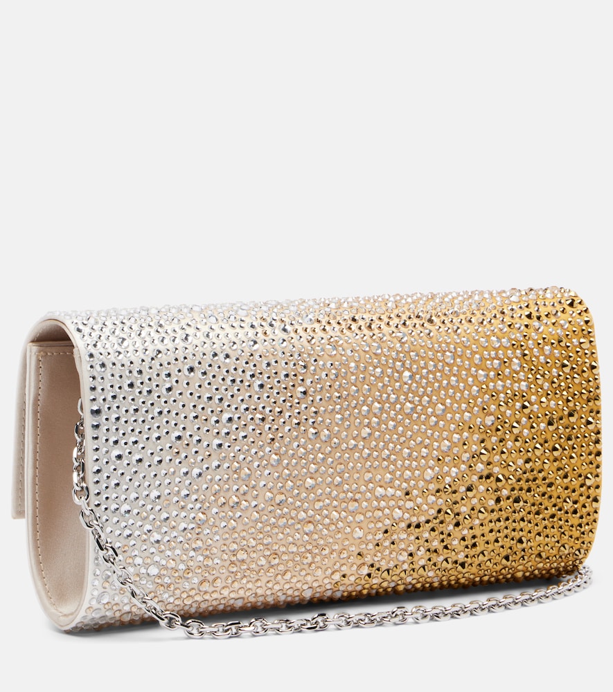  Judith Leiber Couture Judith Leiber Couture Gradient Perry Crystal-embellished Clutch 