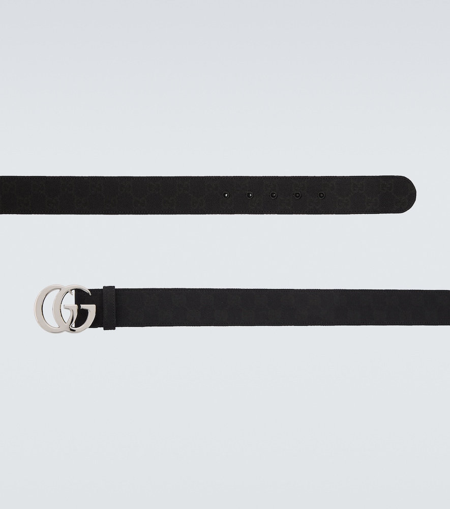  Gucci Gucci Flat Marmont Gg Canvas Belt 