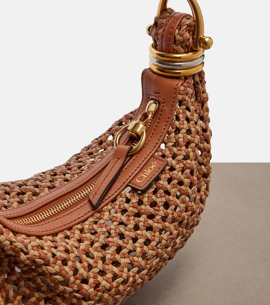  Chloe Chloe Bracelet Small Woven Leather Shoulder Bag 