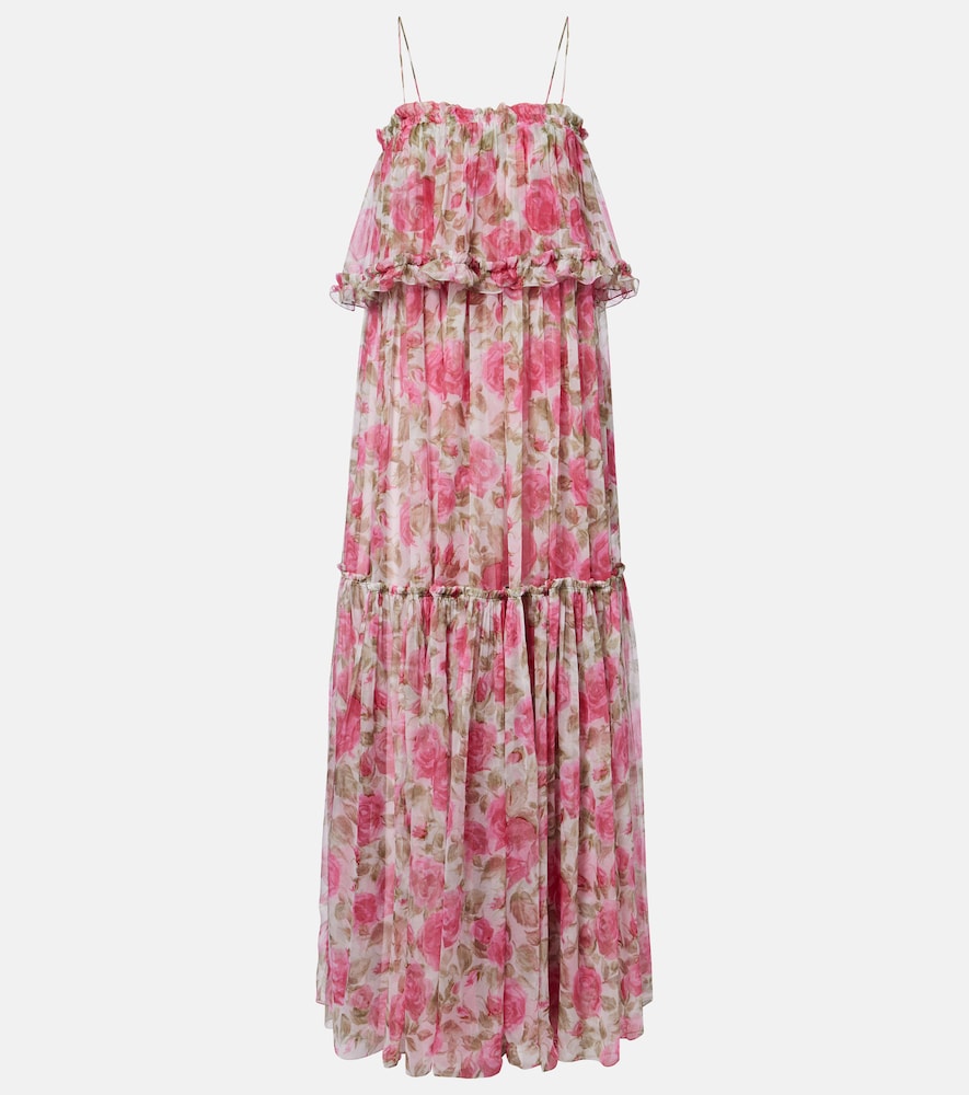Chloe Chloé Floral silk georgette maxi dress