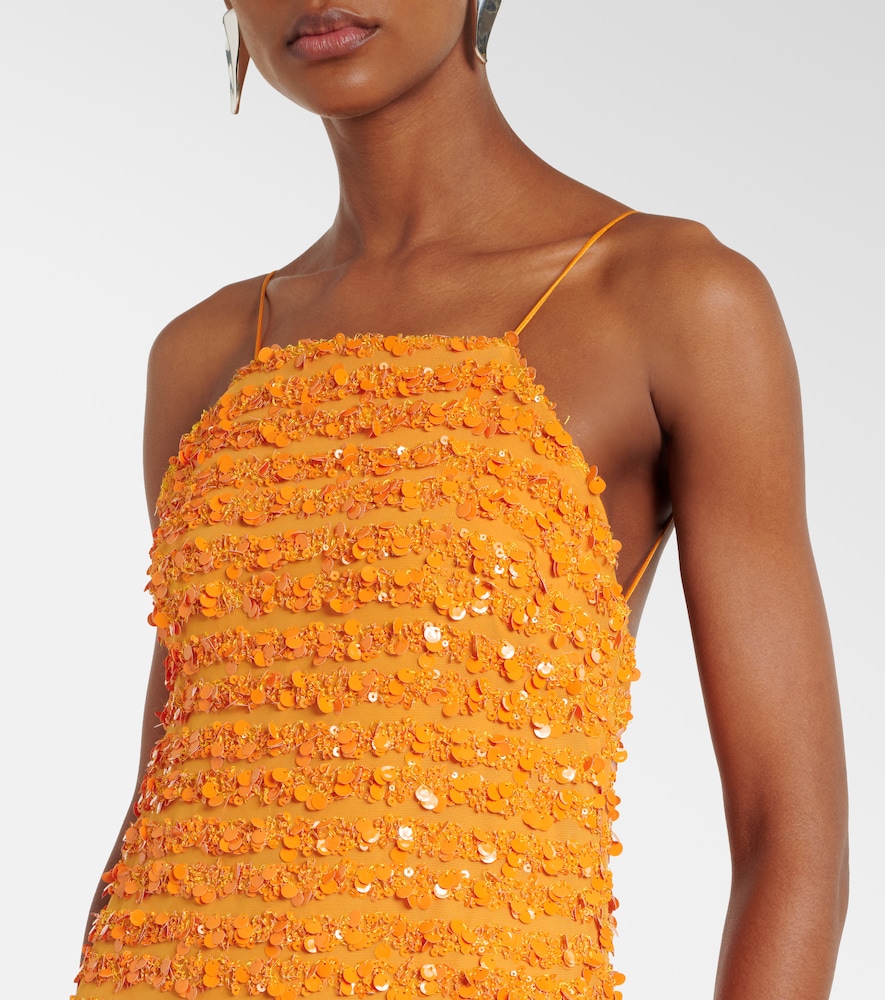  Taller Marmo Taller Marmo Robe Candice Mit Pailletten 