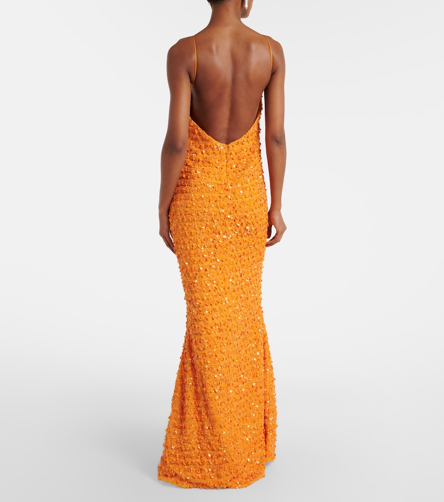  Taller Marmo Taller Marmo Robe Candice Mit Pailletten 