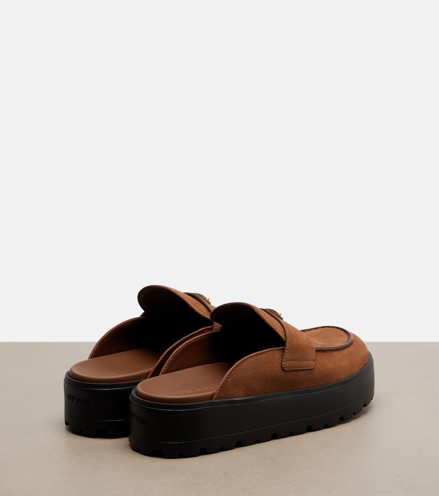  Prada Prada Slippers Aus Veloursleder 
