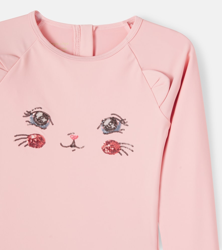  Konges Slojd Konges Slã¸jd Kitty Sequined Rashguard Swimsuit 