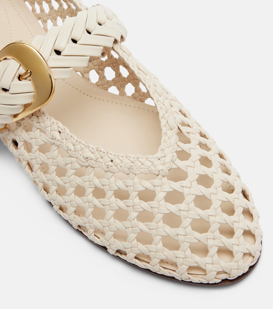  Zimmermann Zimmermann Alchemy Braided Leather Mary Jane Flats 