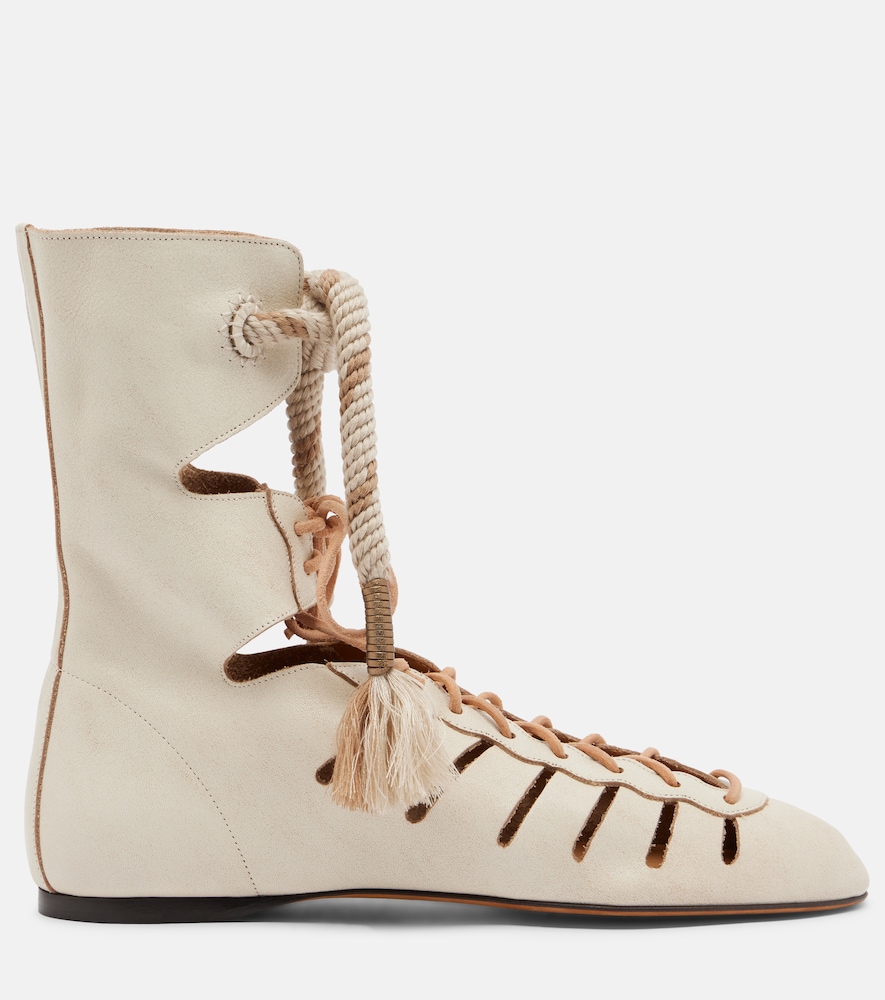  Isabel Marant Isabel Marant Botines Con Cordones Liade De Piel 