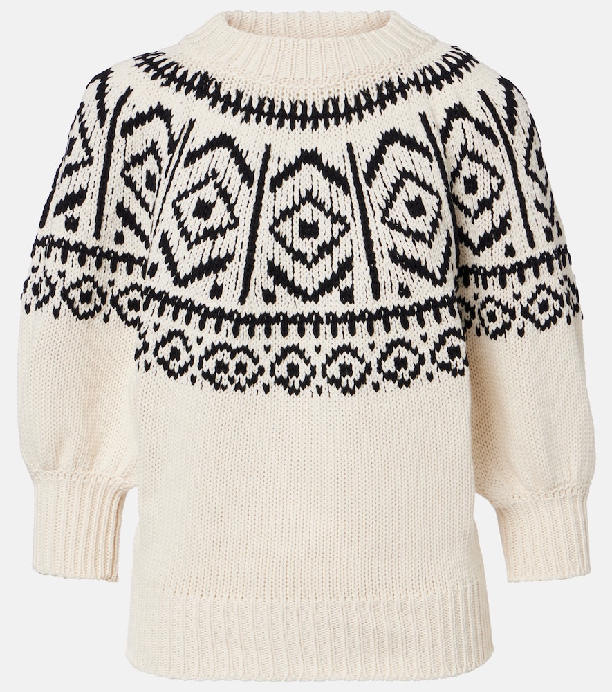 Pullover Howard in misto cotone jacquard