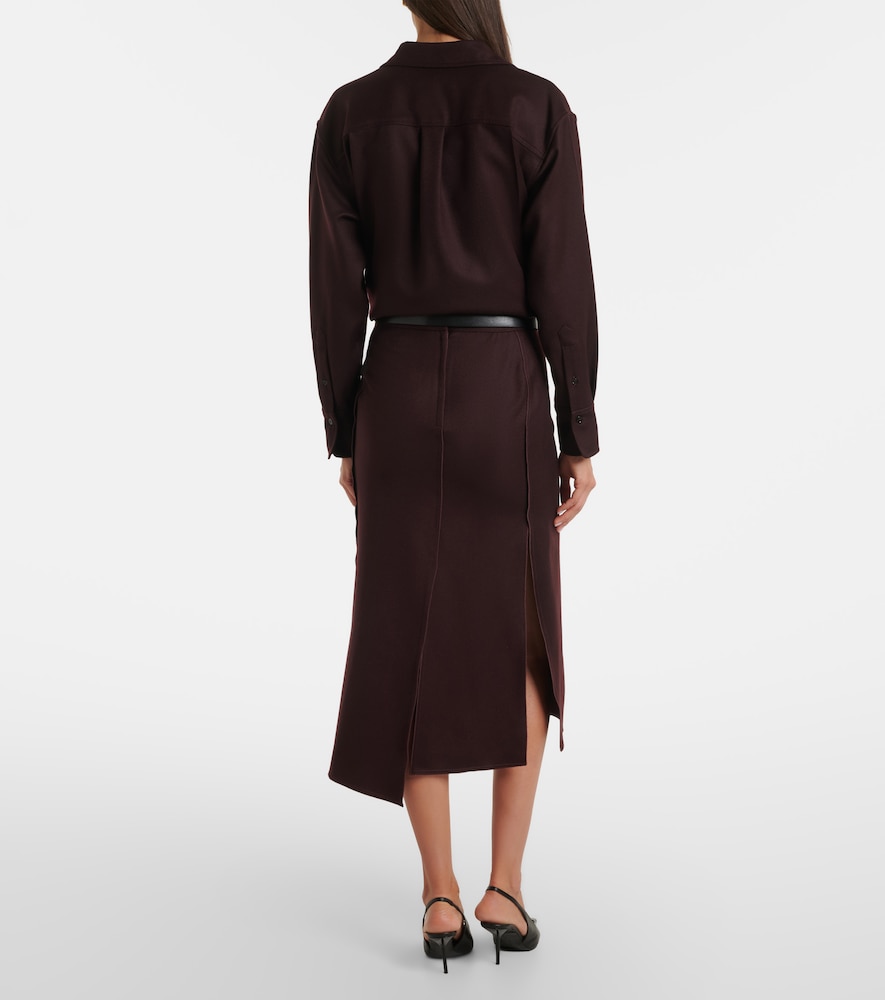 Draped Virgin Midi