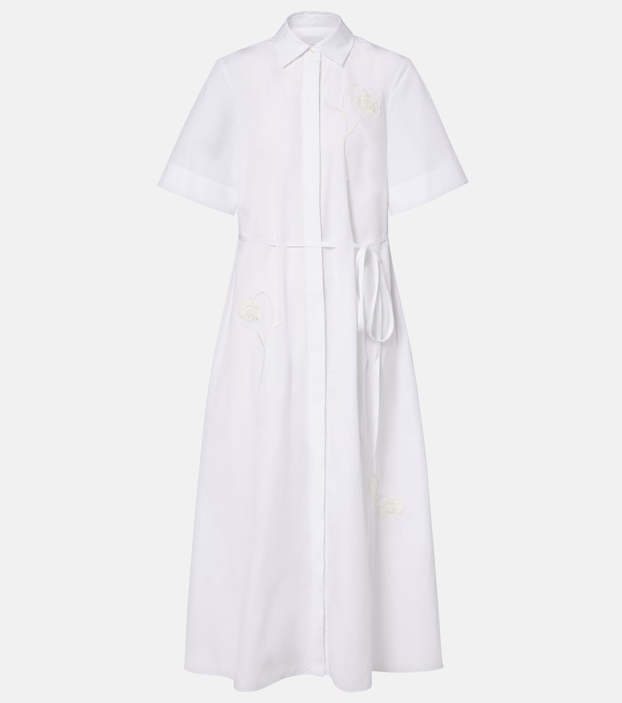 Erdem Embroidered cotton poplin shirt dress | Thumbnail 7