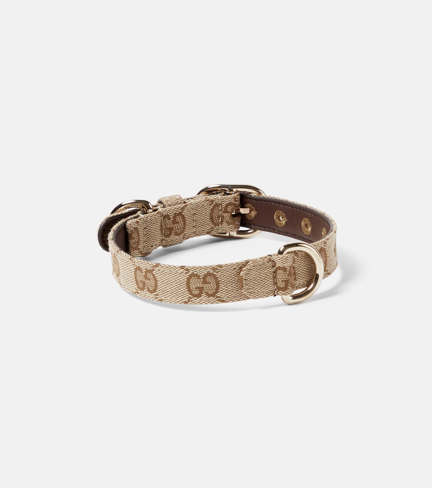 Gucci Unisex Beige S/M Gg Canvas Dog Collar - Mytheresa