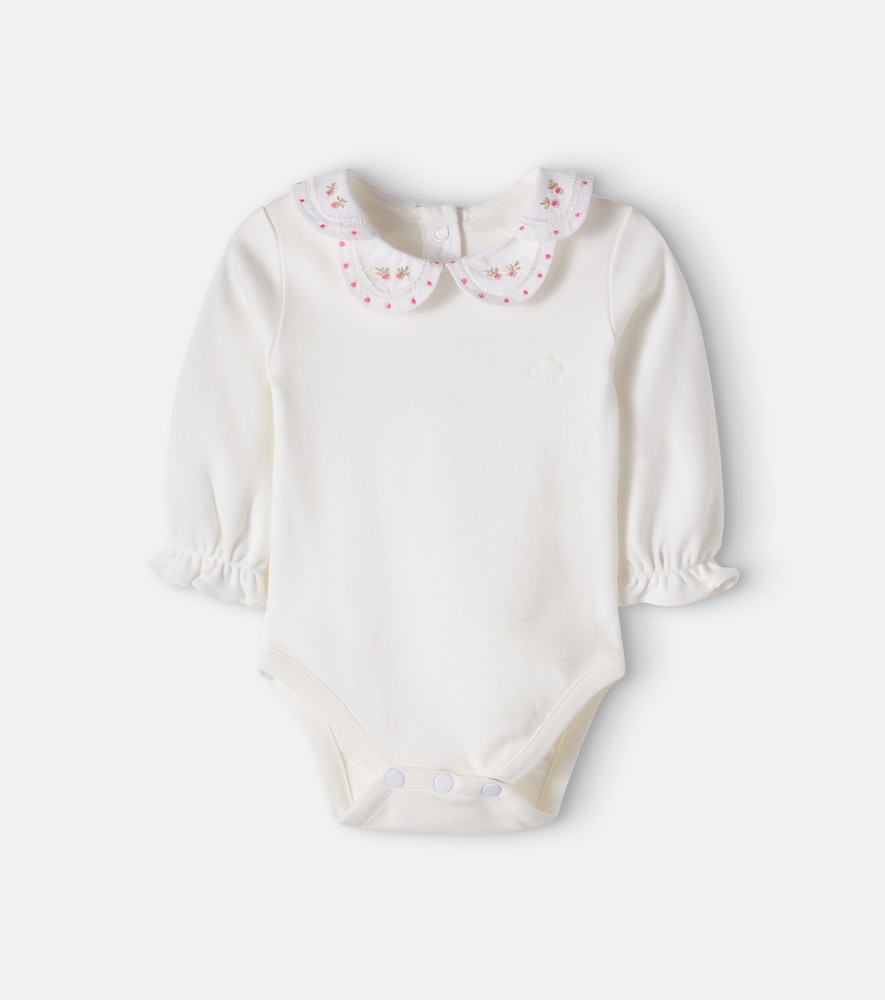 Baby Bestickter Body aus Jersey