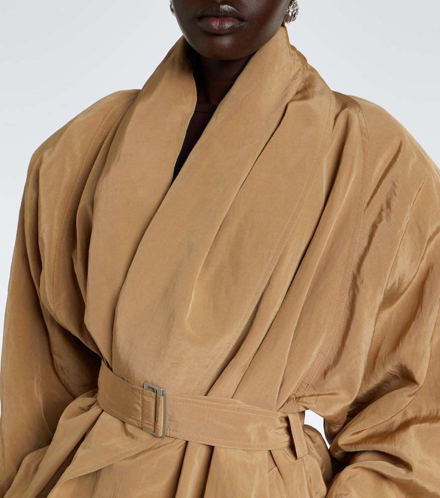 Magda Butrym Belted Technical Jacket In Brown
