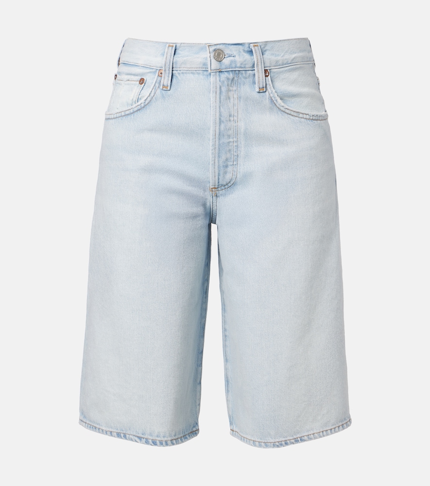 Agolde Women's Blue Ramona Denim Bermuda Shorts Size 28 - Mytheresa