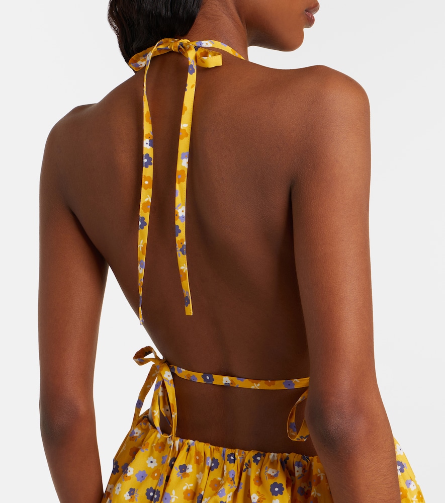  Miu Miu Miu Miu Minikleid Aus Baumwollpopeline 