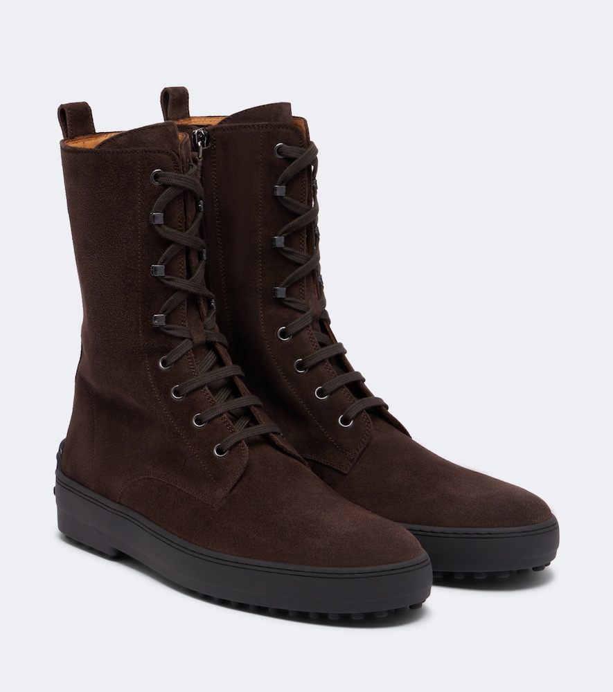 Stivali Gommino in suede