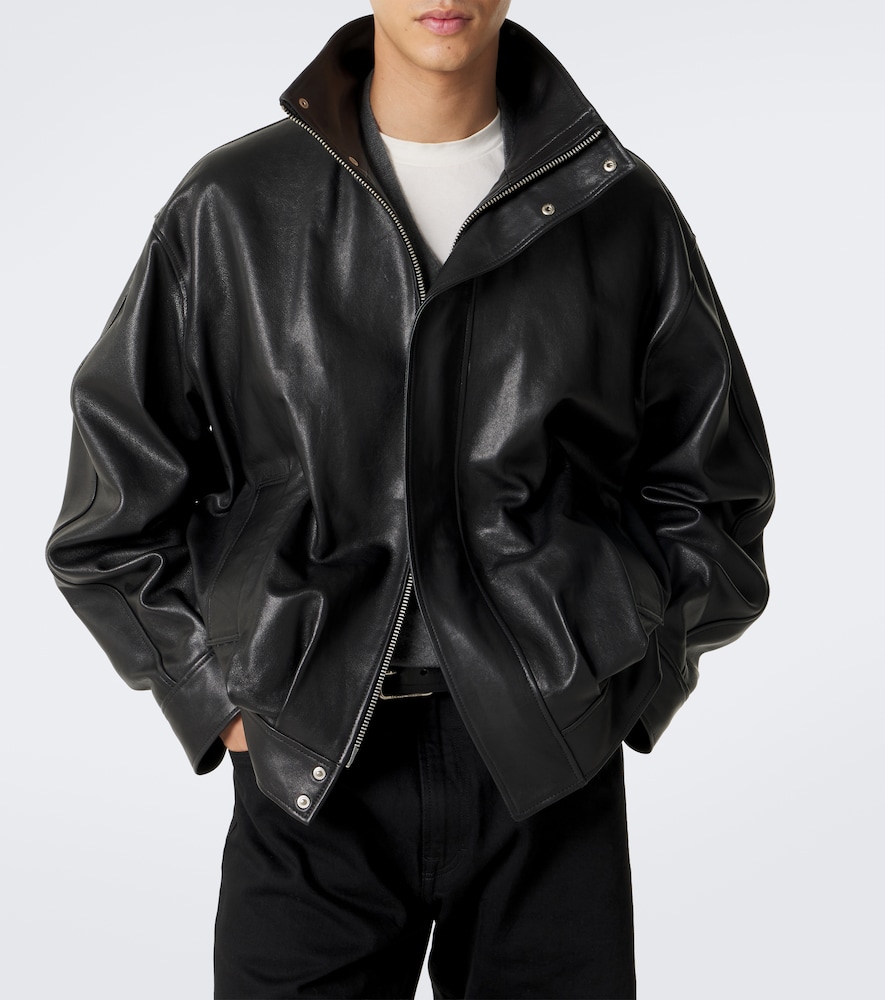 Paulo Leather Blouson Jacket