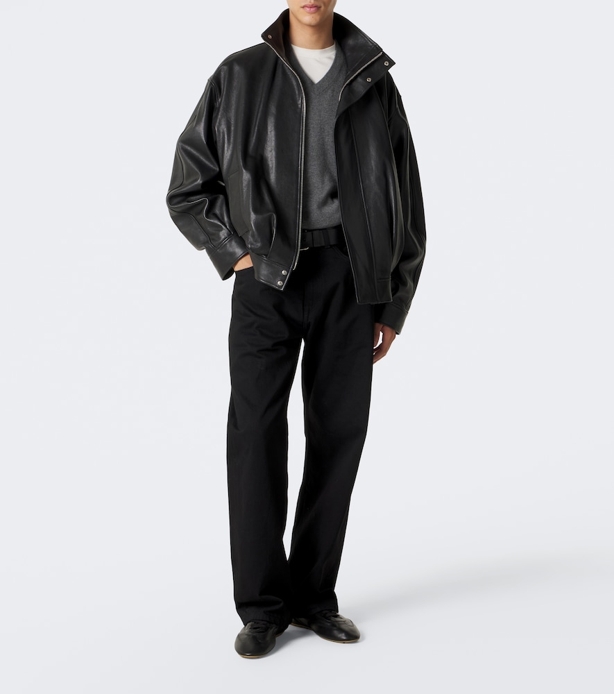 Paulo Leather Blouson Jacket