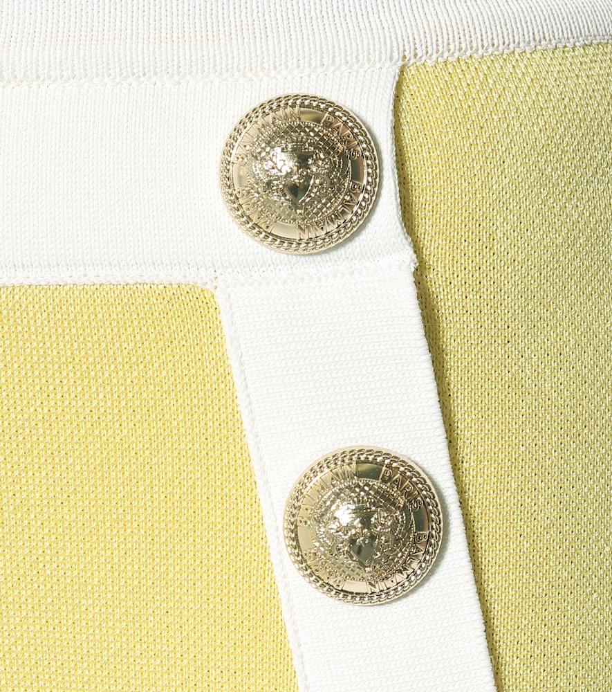  Balmain Balmain High-rise Knit Flared Pants 