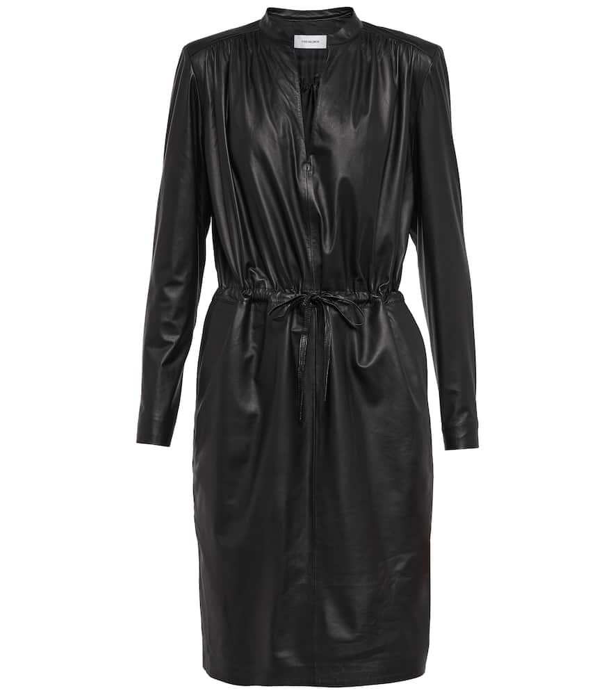 Yves Salomon Leather minidress